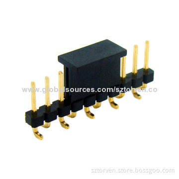 Pin Header with 2.54mm Single Row SMT, Lift Cap